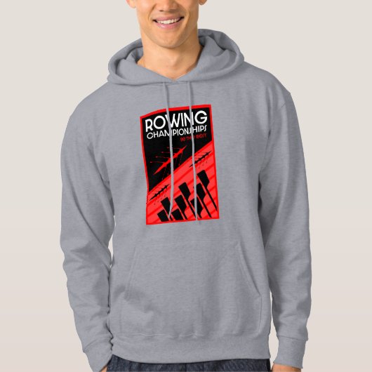 Internationaal roeien hoodie (Voorkant)