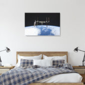 Internationaal ruimtestation 11 canvas afdruk (Insitu (Slaapkamer))