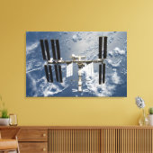 Internationaal ruimtestation 14 canvas afdruk (Insitu (Woonkamer))