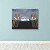 Internationaal Ruimtestation 14 Canvas Afdruk (Insitu (Houten vloer))