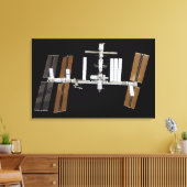 Internationaal ruimtestation 14 canvas afdruk (Insitu (Woonkamer))