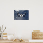 Internationaal Ruimtestation 16 Poster (Keuken)