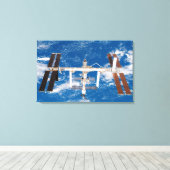 Internationaal ruimtestation 17 canvas afdruk (Insitu (Houten vloer))