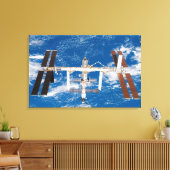 Internationaal ruimtestation 17 canvas afdruk (Insitu (Woonkamer))