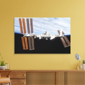 Internationaal ruimtestation 21 canvas afdruk (Insitu (Woonkamer))