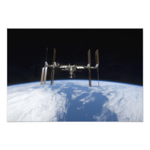 Internationaal Ruimtestation 22 Foto Afdruk