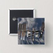 Internationaal Ruimtestation 25 Vierkante Button 5,1 Cm (Voorkant /achterkant)