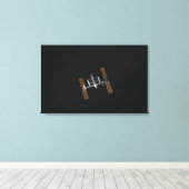 Internationaal ruimtestation 27 canvas afdruk (Insitu (Houten vloer))