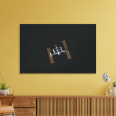 Internationaal ruimtestation 27 canvas afdruk (Insitu (Woonkamer))