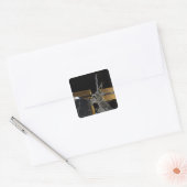 Internationaal Ruimtestation 2 Vierkante Sticker (Envelop)