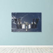 Internationaal Ruimtestation 4 Canvas Afdruk (Insitu (Houten vloer))