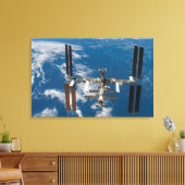 Internationaal ruimtestation 4 canvas afdruk (Insitu (Woonkamer))