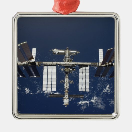 Internationaal Ruimtestation 4 Metalen Ornament (Voorkant)