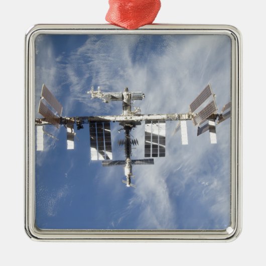 Internationaal ruimtestation 4 metalen ornament (Voorkant)