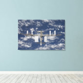 Internationaal Ruimtestation 5 Canvas Afdruk (Insitu (Houten vloer))