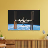Internationaal Ruimtestation 5 Canvas Afdruk (Insitu (Woonkamer))