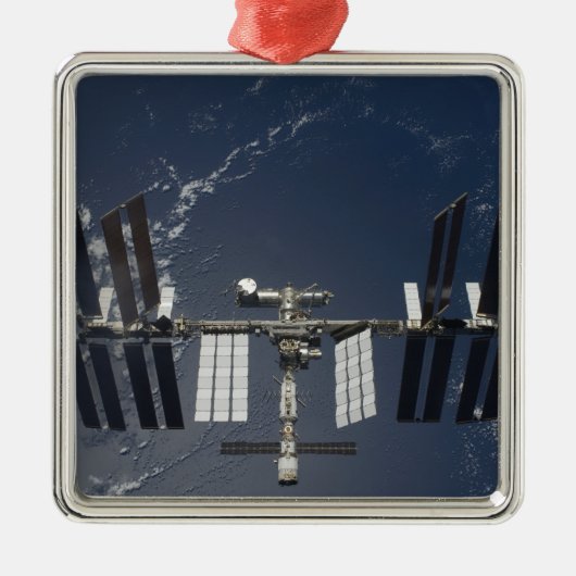 Internationaal Ruimtestation 5 Metalen Ornament (Voorkant)
