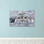 Internationaal Ruimtestation 6 Canvas Afdruk (Insitu (Houten vloer))