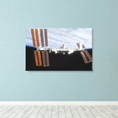 Internationaal ruimtestation 8 canvas afdruk (Insitu (Houten vloer))