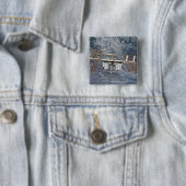 Internationaal Ruimtestation 8 Vierkante Button 5,1 Cm (In situ)