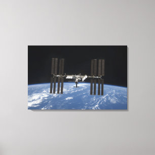 Internationaal Ruimtestation 9 Canvas Afdruk