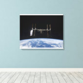 Internationaal ruimtestation 9 canvas afdruk (Insitu (Houten vloer))