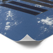 Internationaal ruimtestation in baan 2 poster (Hoek)