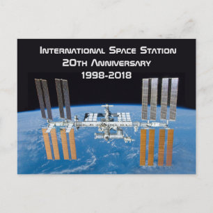 Internationaal Ruimtestation ISS 20e Jubileum Briefkaart