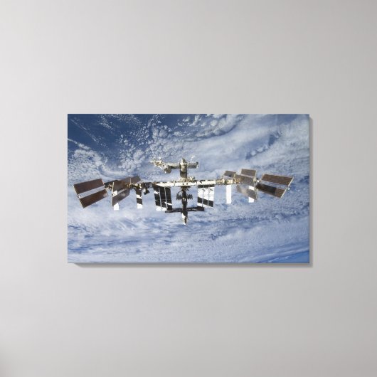 Internationaal ruimtestation ISS 28 Canvas Afdruk (Voorkant)
