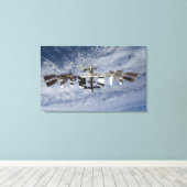 Internationaal ruimtestation ISS 28 Canvas Afdruk (Insitu (Houten vloer))