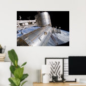 Internationaal Ruimtestation (ISS) Poster (Thuiskantoor)