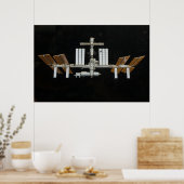 Internationaal Ruimtestation (ISS) Poster (Keuken)