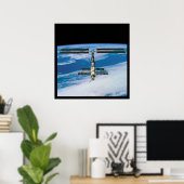 Internationaal ruimtestation poster (Thuiskantoor)