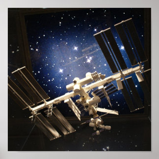 Internationaal ruimtestation poster