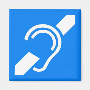 Internationaal symbool voor doven magneet