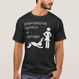 Internationaal symbool voor het T-shirt voor het h