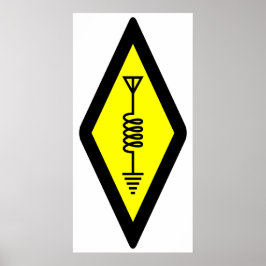 Internationaal symbool voor radioamateurradio-Post Poster
