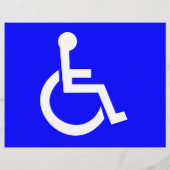 Internationaal toegangssymbool flyer (Achterkant)