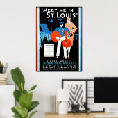 internationaal Vliegtuig Poster (Thuiskantoor)