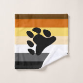 International Bear Brotherhood Pride Flag Bad Handdoek (Wasdoekje)
