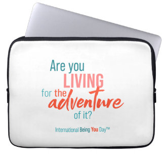International Being You Day Quotes -  Laptop Sleeve