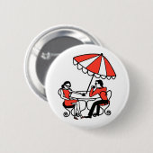 International Cafe Ronde Button 5,7 Cm (Voorkant /achterkant)