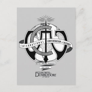 International Confederation of Wizards Logo Briefkaart