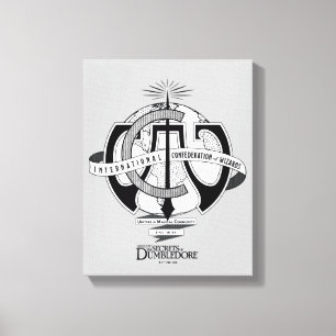 International Confederation of Wizards Logo Canvas Afdruk