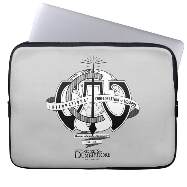 International Confederation of Wizards Logo Laptop Sleeve (Voorkant)