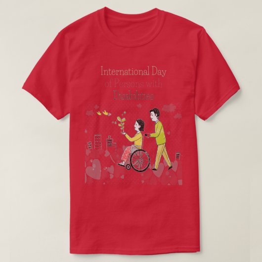 International Day of Persons with Disabilities T-shirt (Design voorkant)