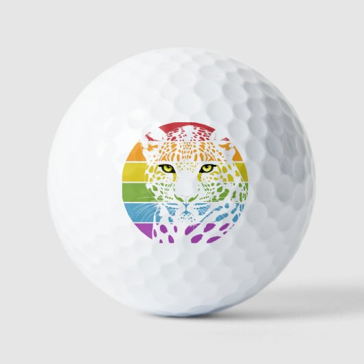 International Day of the Leopard Golfballen (Voorkant)