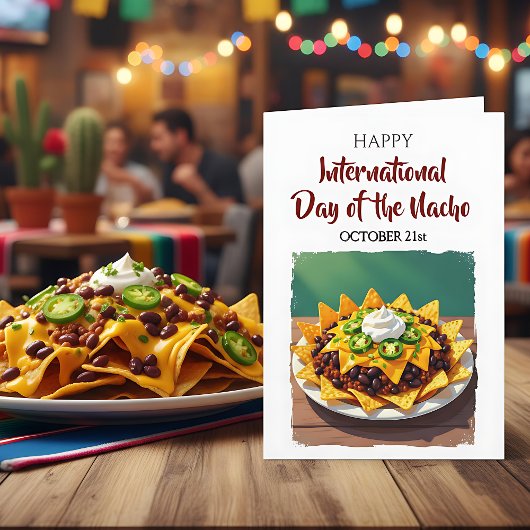 International Day of the Nacho | October 21st Card Kaart