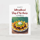 International Day of the Nacho | October 21st Card Kaart (Voorkant)