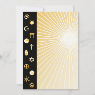 International Faiths Announcket Card